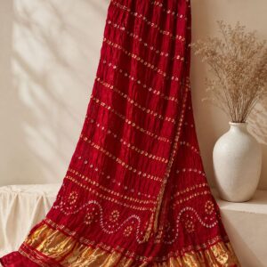 Rani Pink Bandhni Dupatta