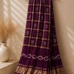 Wine Dupatta