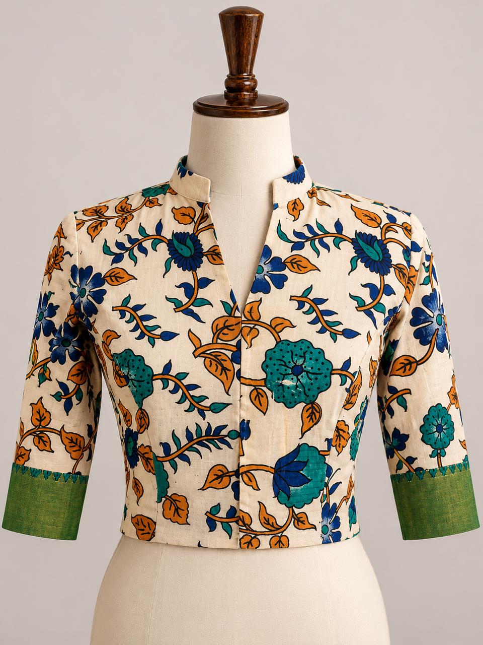 Ivory Printed Blous