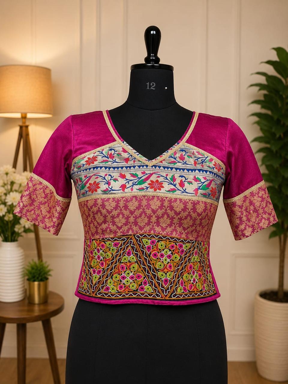 Magenta Blouse