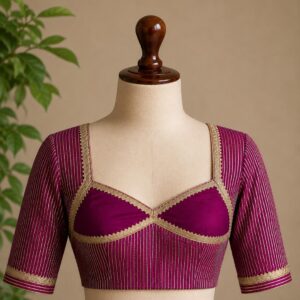 Chic Magenta Blouse