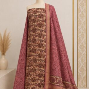 Mauve Unstitched Material