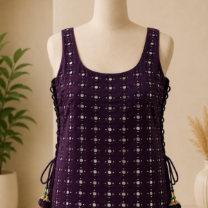 Purple Long Blouse