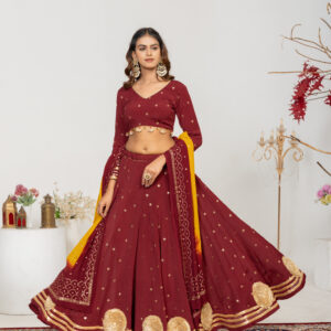 Lavanya Maroon Chaniya Choli Set