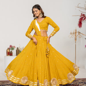 Lavanya Mustard Yellow Chaniya Choli