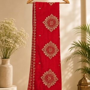 Red Dupatta