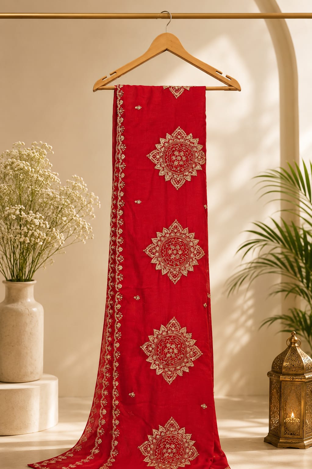 Red Dupatta