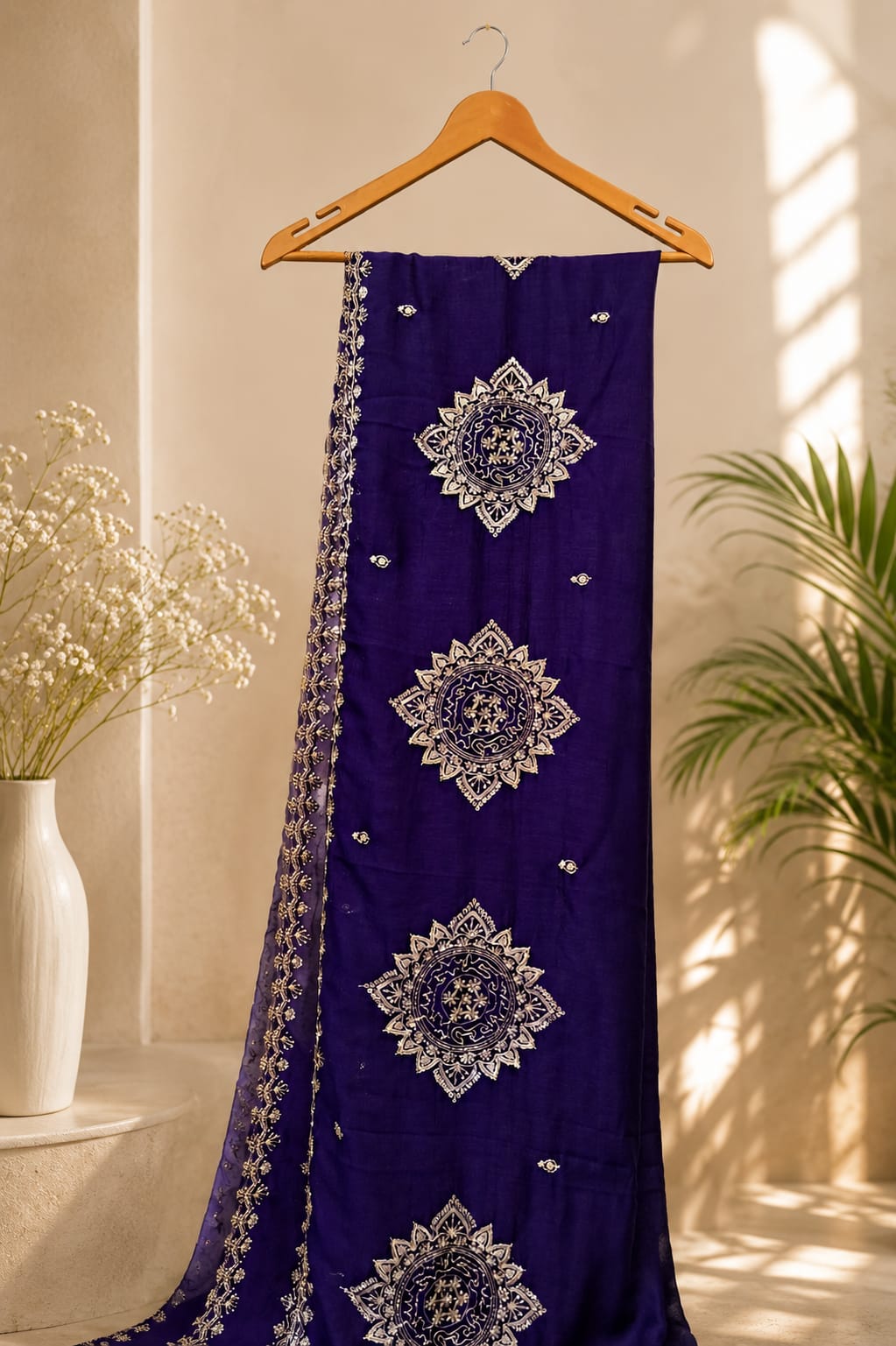 Royal Blue Dupatta