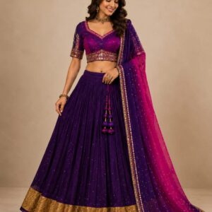 Purple Chaniya Choli Set