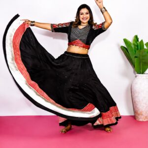 Black & Red Chaniya Choli Set