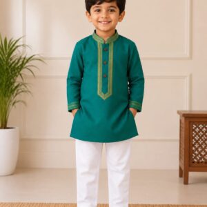 Turqoise Boys Kurta