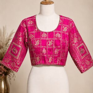 Rani Pink Patola Blouse