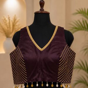 Wine Blouse